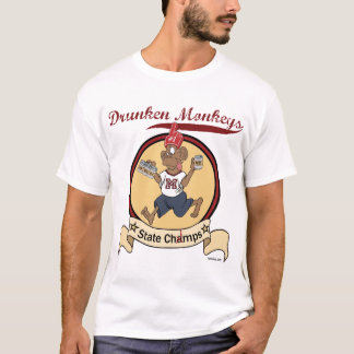 Betrunkener Affe-T - Shirt