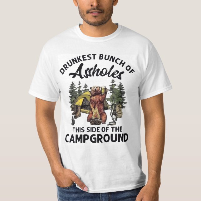 Betrunkener Assholkomplex T-Shirt (Vorderseite)