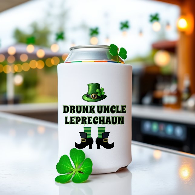 Betrunkener Onkel Leprechaun Funny St. Patrick's D Dosenkühler (Von Creator hochgeladen)
