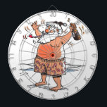 Betrunkener Santa Dartboard Dartscheibe<br><div class="desc">Betrunkene Santa Dart Boards sind während der Weihnachtszeit für freche Dartspieler. Der betrunkene Weihnachtsmann ist die original Cartoon-Kunst von Steamy Raimon.</div>