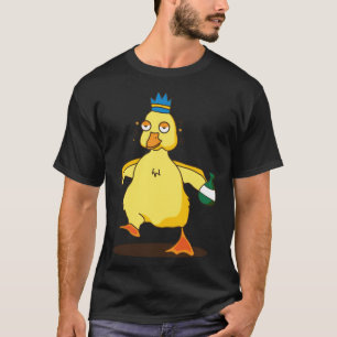 Betrunkener, schwarzer Welpen-Retriever T-Shirt
