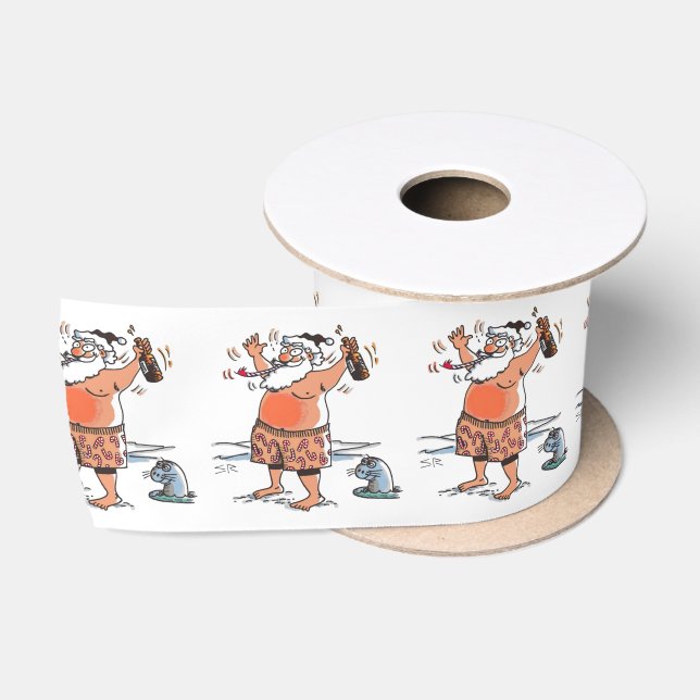 Betrunkener Siegel-Bandspool Satinband (Spule)