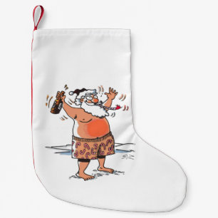 Betrunkener Weihnachts-Strumpf klein Kleiner Weihnachtsstrumpf