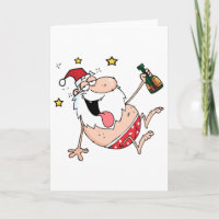 Betrunkener Weihnachtsmann