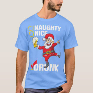 Betrunkener Weihnachtsmann mit Bier nicht schmutzi T-Shirt