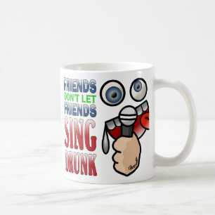 Betrunkenes Karaoke Tasse