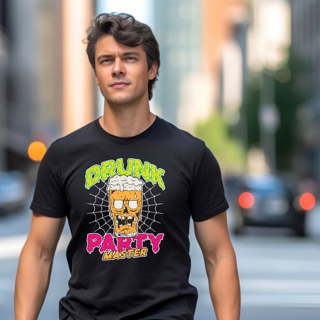 Betrunkenes Party Master Zombie T - Shirt (Von Creator hochgeladen)