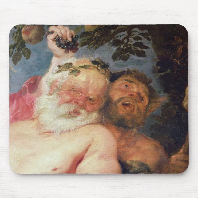 Betrunkenes Silenus gestützt von den Satyrs, Mousepad (Vorne)