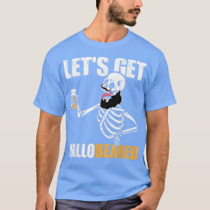 Betrunkenes Skelett trinken Bier Kostüm Sonnensche T-Shirt