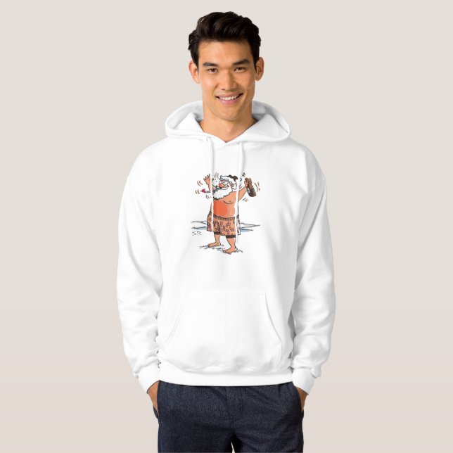 Betrunkenes Weihnachtspulli Hoodie (Vorne ganz)