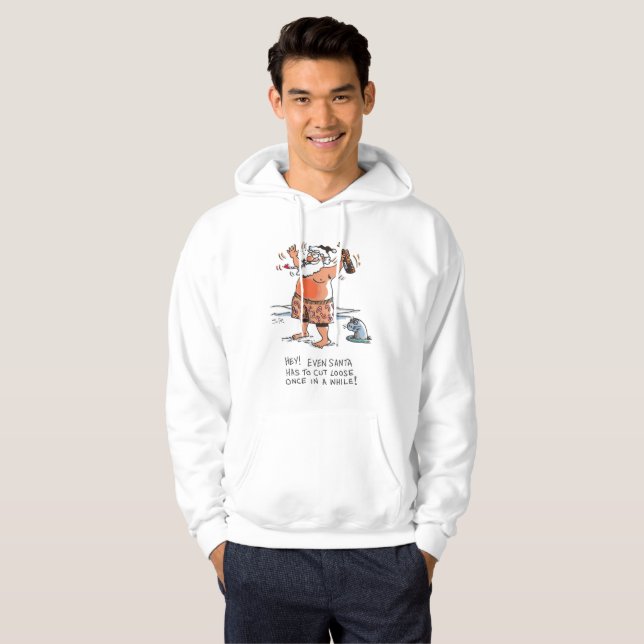 Betrunkenes Weihnachtspulli Hoodie (Vorne ganz)
