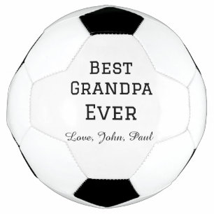 Bets Opa je Großvater gibt einfachen Namen Fußball
