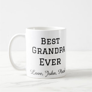 Bets Opa je Großvater gibt einfachen Namen Kaffeetasse