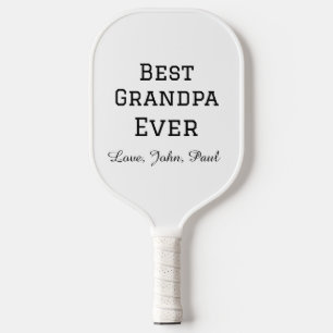 Bets Opa je Großvater gibt einfachen Namen Pickleball Schläger