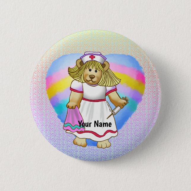 Betsy Bear Nurse Button (Vorderseite)