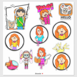 Betsy Blue Sticker Set 2