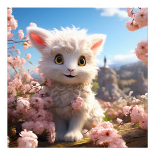 Betsy - Die kuschelige Babyziege Fotodruck