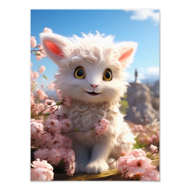 Betsy - Die kuschelige Babyziege Fotodruck (Vorne)