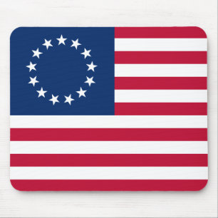 betsy Flagge USA Mousepad