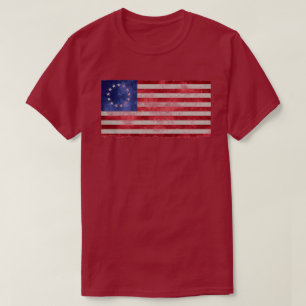 Betsy-Rose zum Shirt amerikanische Flagge 1776