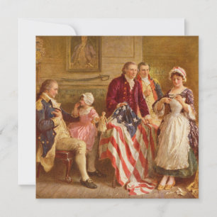 Betsy Ross, 1777 (American History) (USA Patriot) Karte