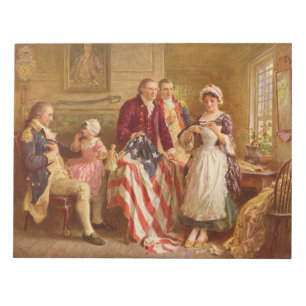 Betsy Ross, 1777 (American History) (USA Patriot) Notizblock