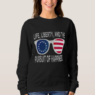 Betsy Ross 4. Juli American Flag Sonnenbrille 17 Sweatshirt