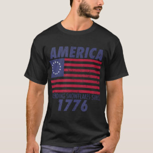 Betsy Ross 4th of July American Flag 1776 T-Shirt