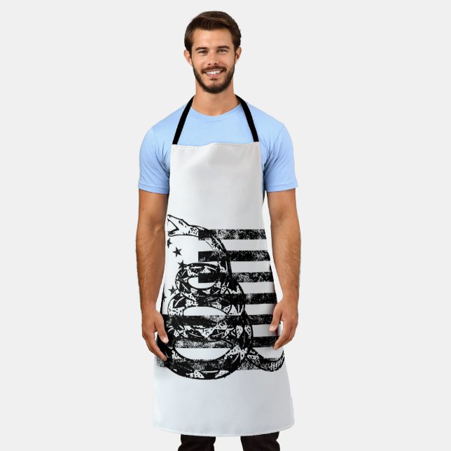 Betsy Ross American Flag and Snake Schürze (Getragen)