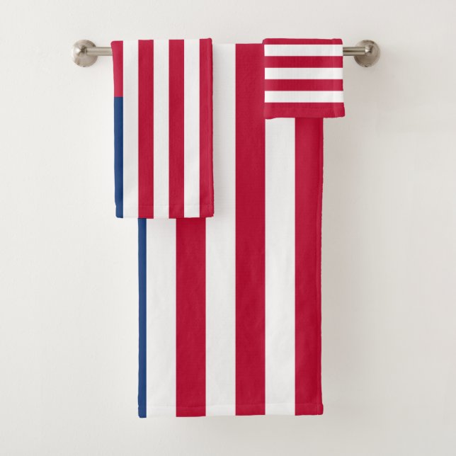 Betsy Ross American Flag Badhandtuch Set (Insitu)