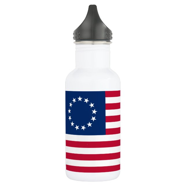 Betsy Ross American Flag Edelstahlflasche (Links)