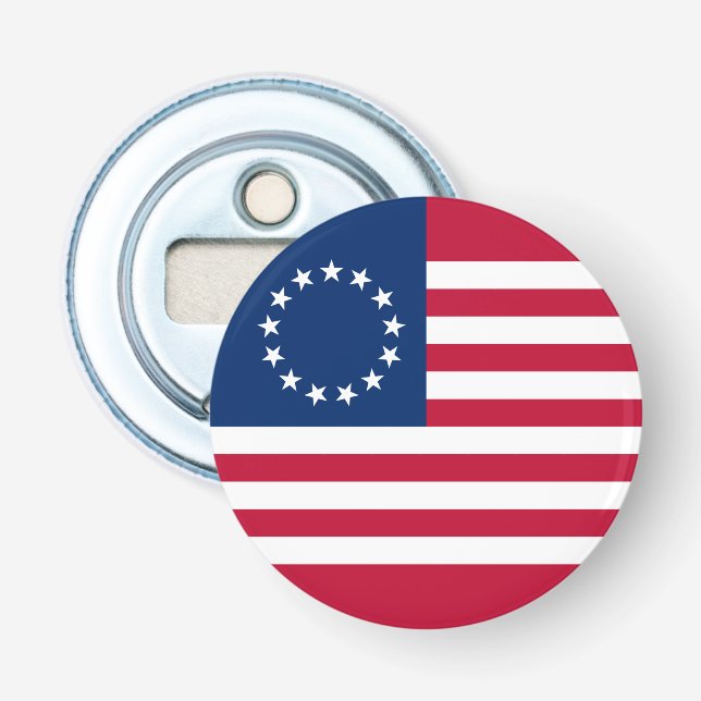 Betsy Ross American Flag Flaschenöffner (Vorderseite)
