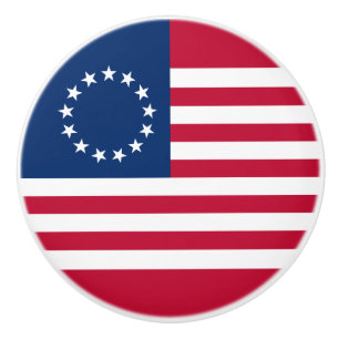 Betsy Ross American Flag Keramikknauf