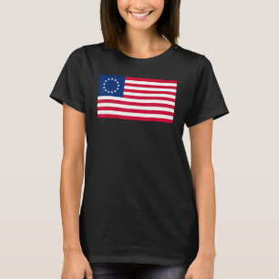 Betsy Ross American USA Flag 1777 Revolutionär USA T-Shirt