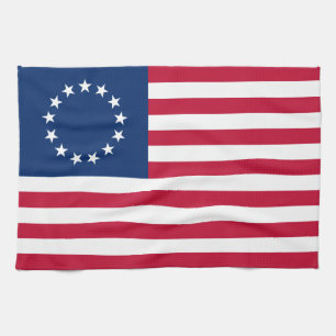 Betsy Ross Amerikanische Flagge Geschirrtuch