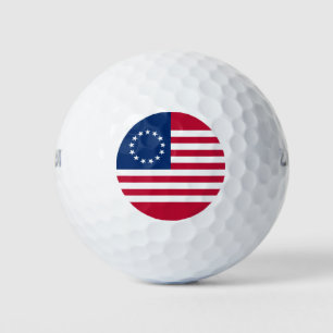 Betsy Ross Amerikanische Flagge Golfball