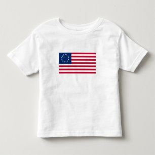 Betsy Ross Amerikanische Flagge Kleinkind T-shirt