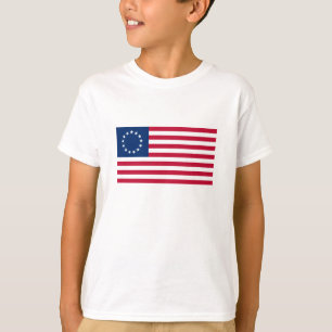 Betsy Ross Amerikanische Flagge T-Shirt