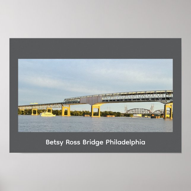 Betsy Ross Bridge Philadelphia Poster (Vorne)