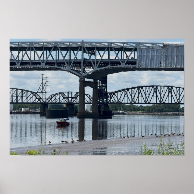 Betsy Ross Bridge Philadelphia Poster (Vorne)