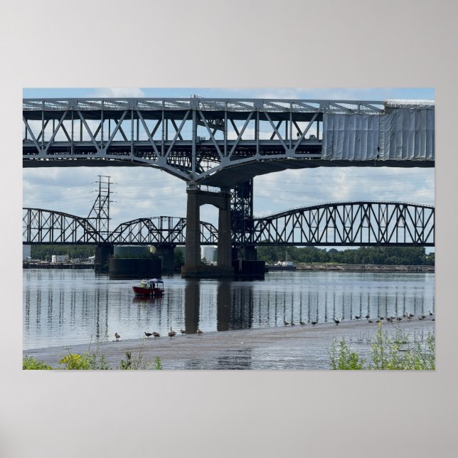Betsy Ross Bridge Philadelphia Poster (Vorne)