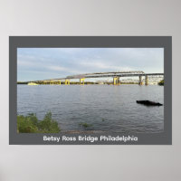 Betsy Ross Bridge Philadelphia Poster