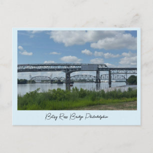 Betsy Ross Bridge Philadelphia Postkarte