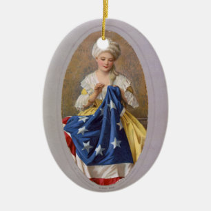 Betsy Ross, c1908, G. Liebscher Keramikornament