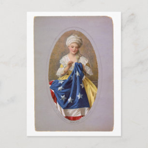 Betsy Ross, c1908, G. Liebscher Postkarte