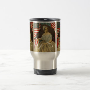 Betsy Ross Erste amerikanische Flagge Vintage-Port Reisebecher