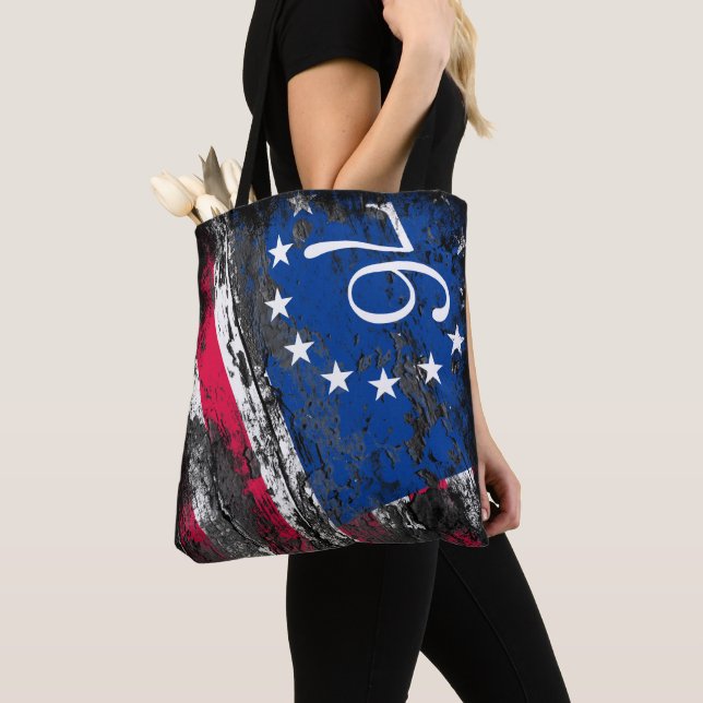 Betsy Ross Flag 1776 Patriotic 4. Juli (Von Nahem)