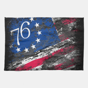 Betsy Ross Flag 1776 Patriotic 4. Juli Geschirrtuch