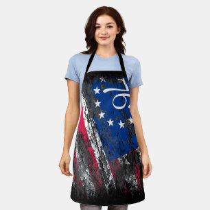 Betsy Ross Flag 1776 Patriotic 4. Juli Schürze