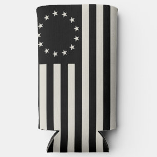 Betsy Ross Flag Blackout: Amerikanische Sterne Kre Selters Dosenkühler
